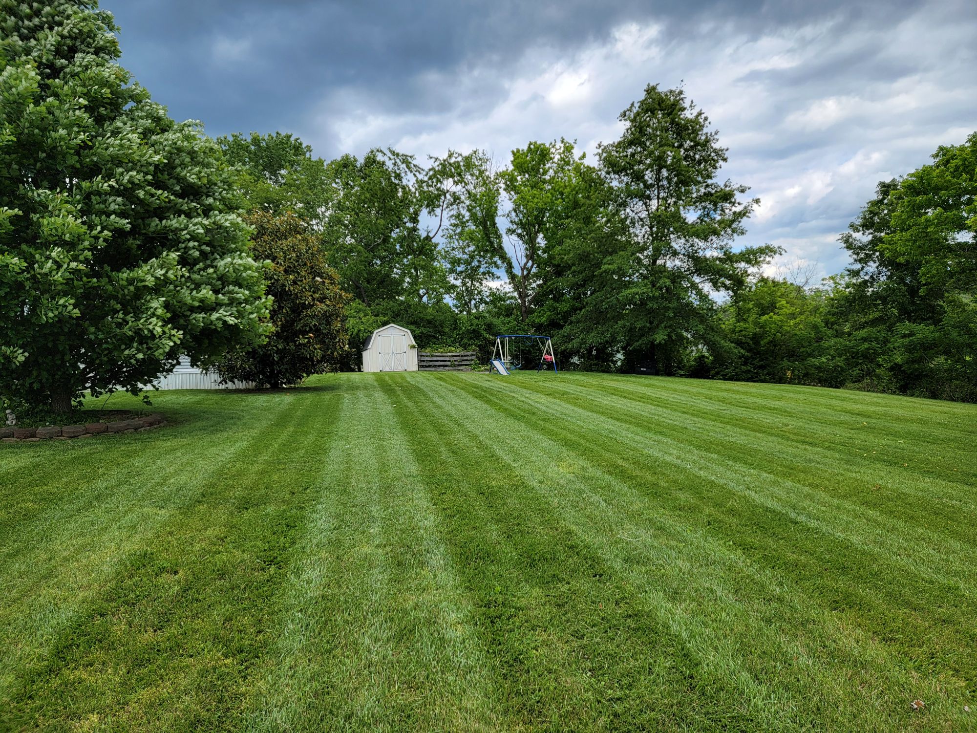 Lawn Mowing Result